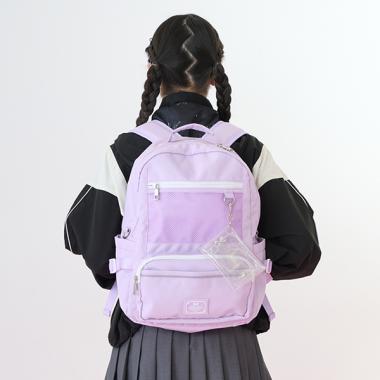 【Cuugal掲載】クリアラメポーチつきリュック