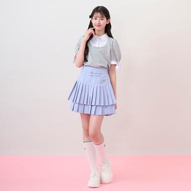 【ニコ☆プチ掲載】2段プリーツスカパン