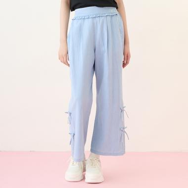 サイドスリットパンツ