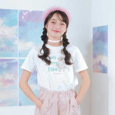 【接触冷感】Lonely Kitten Tシャツ