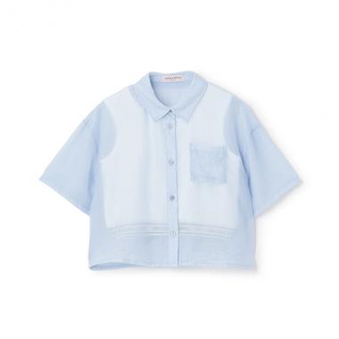 シアーシャツ＆リブタンクトップセット