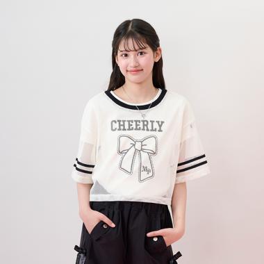 リボンメッシュTシャツセット