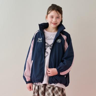 【撥水】裏フリースあったか配色ジャケット