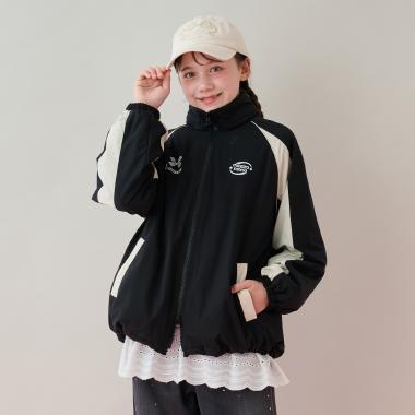 【撥水】裏フリースあったか配色ジャケット