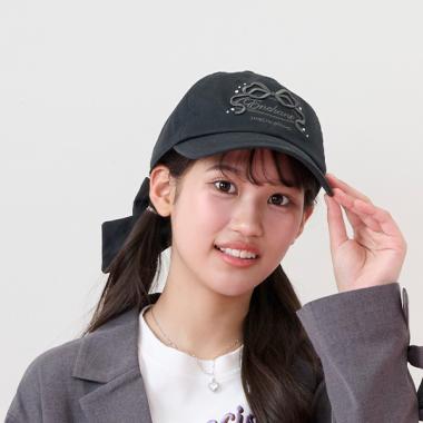 【UV・遮熱・冷感】後ろリボンキャップ