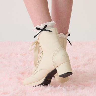 フリルリボンソックス