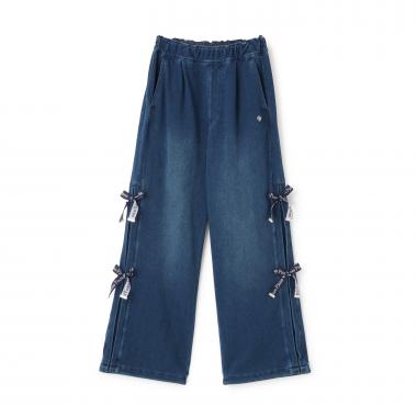 サイドロゴリボン内側あったかパラシュートパンツ