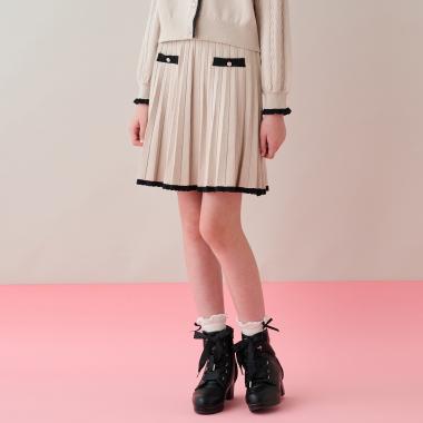 ニットプリーツスカート
