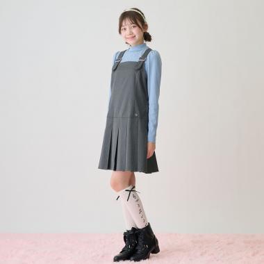 プリーツジャンパースカート