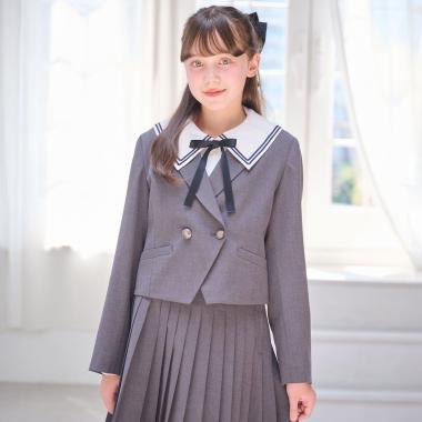 Wボタンショートジャケット