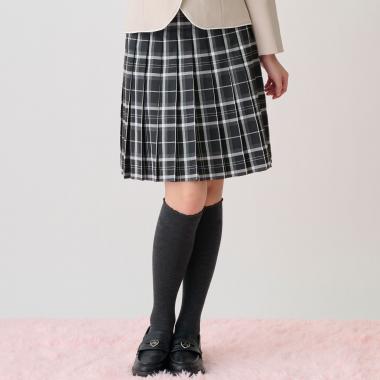 チェックプリーツスカート
