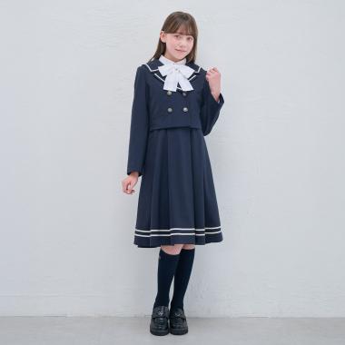 セーラーショートジャケット&ジャンパースカートセット
