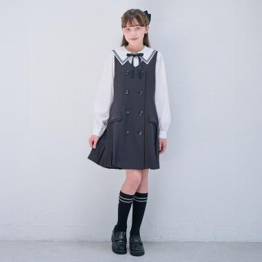 プリーツジャンパースカート