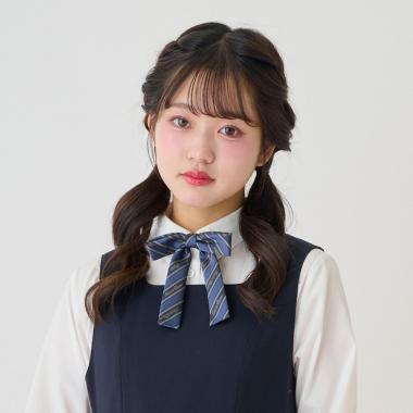 レジメンタル柄リボンタイ