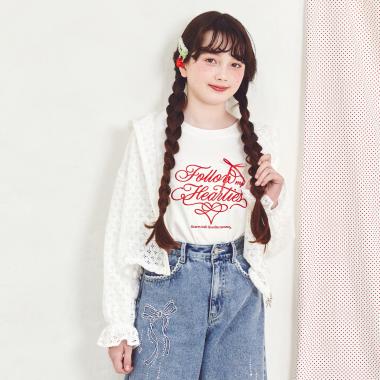 カリグラフィ長袖Tシャツ