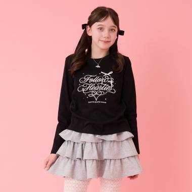 カリグラフィ長袖Tシャツ