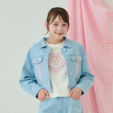 ふわっとスプレーライトデニムジャケット