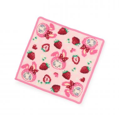 予約/シェニール織ハンカチ【ベリエちゃん】【ブルーベリエちゃん】