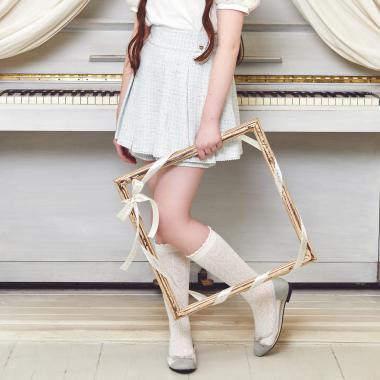 ラメツイードタックフレアショートパンツ♪