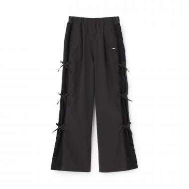 サイドレース×リボンイージーパンツ