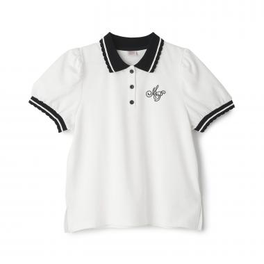 【吸水速乾・接触冷感】袖パフポロシャツ