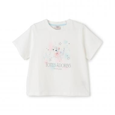 【接触冷感】ふわふわねこちゃんTシャツ