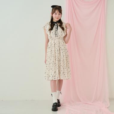 アソート生地プリーツワンピース♪