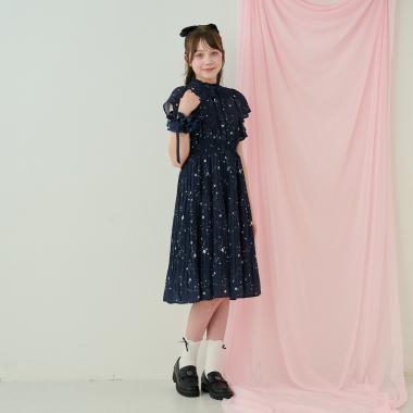 アソート生地プリーツワンピース♪