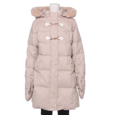 手袋つきダッフルダウンロングコート