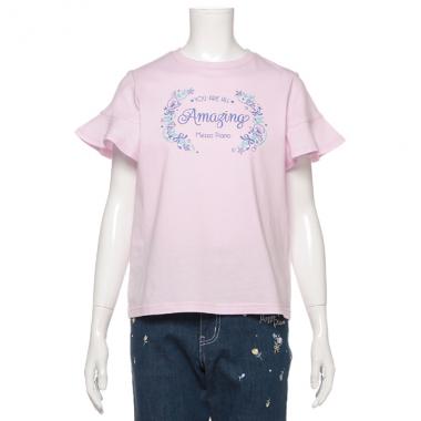 フレアスリーブTシャツ