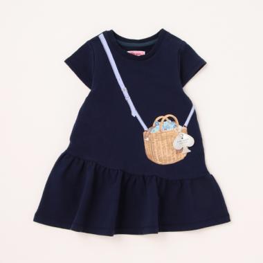 【人気商品再入荷】【直営店で取り扱い無し】トドラー トロンプルイユウィッカーサミーワンピース