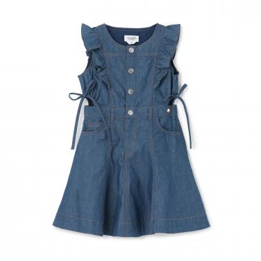 【人気商品再入荷】【直営店で取り扱い無し】トドラー サイドカットアウトワンピース