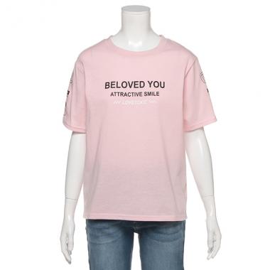 袖アイコンロゴTシャツ