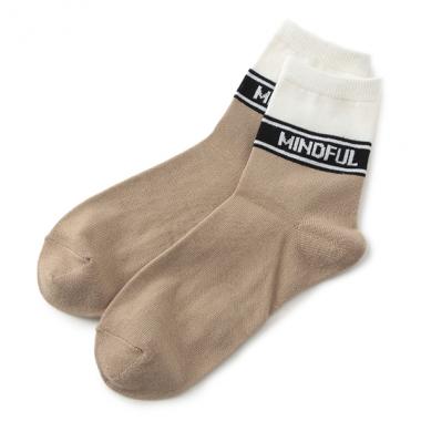 ラインロゴクルーソックス