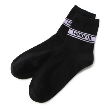 ラインロゴクルーソックス