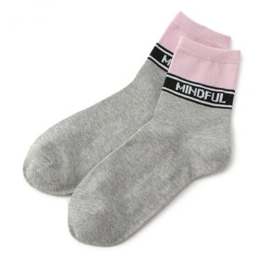 ラインロゴクルーソックス