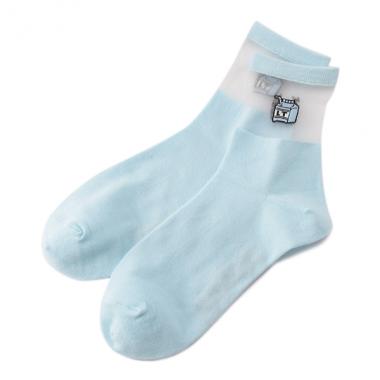 モチーフシースルーソックス