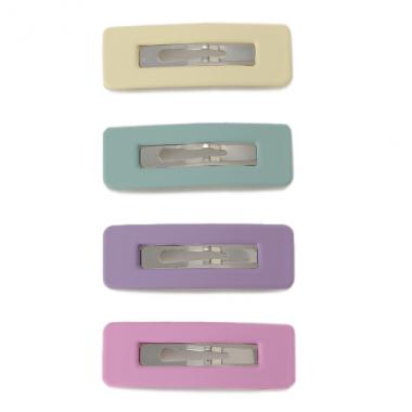 スクエア4色パッチンピン