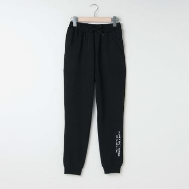 裏起毛 ストレッチジョガーパンツ
