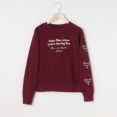 裏毛 ロゴプリントトレーナー