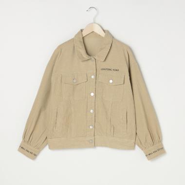 コーデュロイカラージャケット