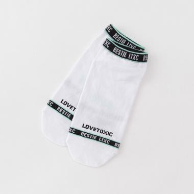 ラインロゴスニーカーインソックス