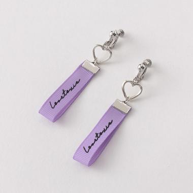 ガーリーロゴテープイヤリング