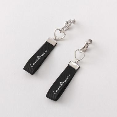 ガーリーロゴテープイヤリング