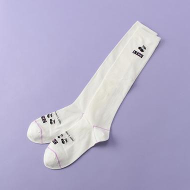 チェリーデザインハイソックス