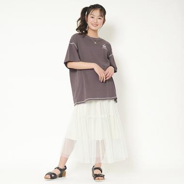 ティアードチュールスカート