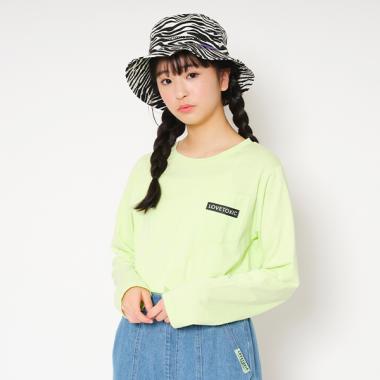 ボックスロゴ胸ポケットTシャツ