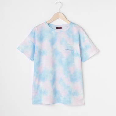 タイダイ柄ロゴTシャツ