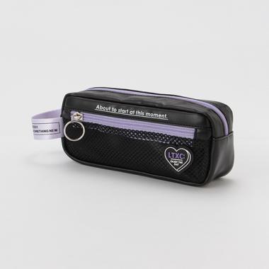 ヨコ型メッシュポケットポーチ