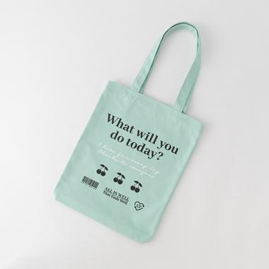 ロゴプリントトートバッグ